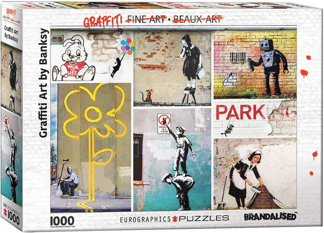 Street Art by Banksy (1000 PCS)