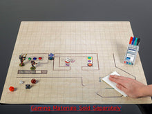 Load image into Gallery viewer, Chessex Reversible Battlemat 1½" Squares &amp; 1½" Hexes
