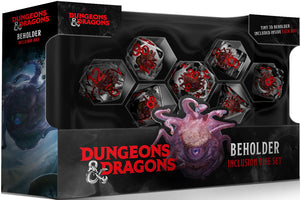Resin 7 Piece Dice Set: Dungeons and Dragons Beholder