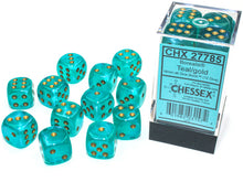 Load image into Gallery viewer, Chessex 16mm D6 Dice Block (12 dice)
