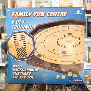 Family Fun Center - Crokinole 4-in-1 set