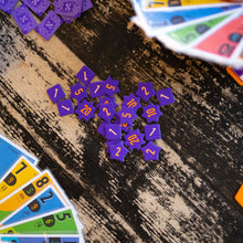 Load image into Gallery viewer, Scout game pieces and cards on a wooden surface
