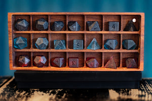 Handcrafted Lightning Glass Dice