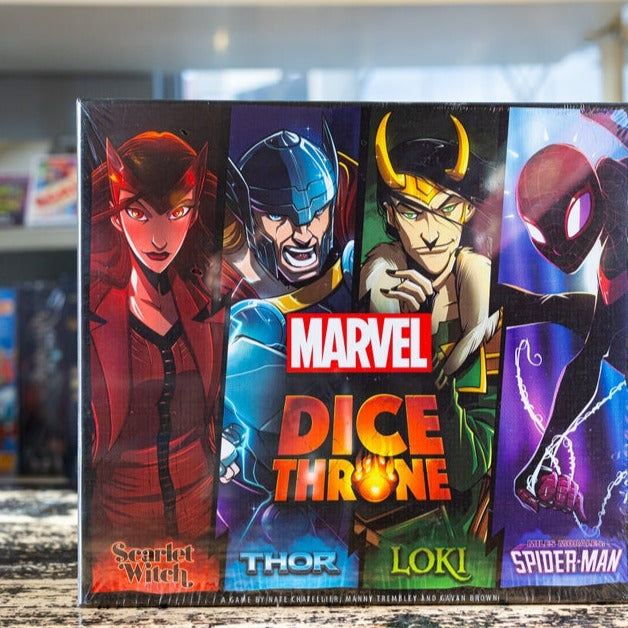 Dice Throne: Marvel 4-Hero Box (Scarlett Witch, Loki, Thor, and Spiderman)