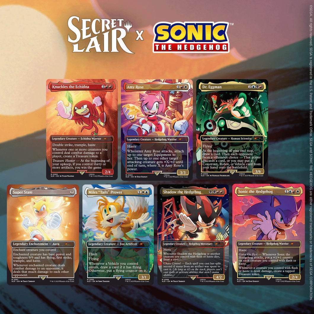 Magic: The Gathering Secret Lair x Sonic The Hedgehog Friends & Foes