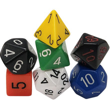Load image into Gallery viewer, Chessex 7-Dice Set
