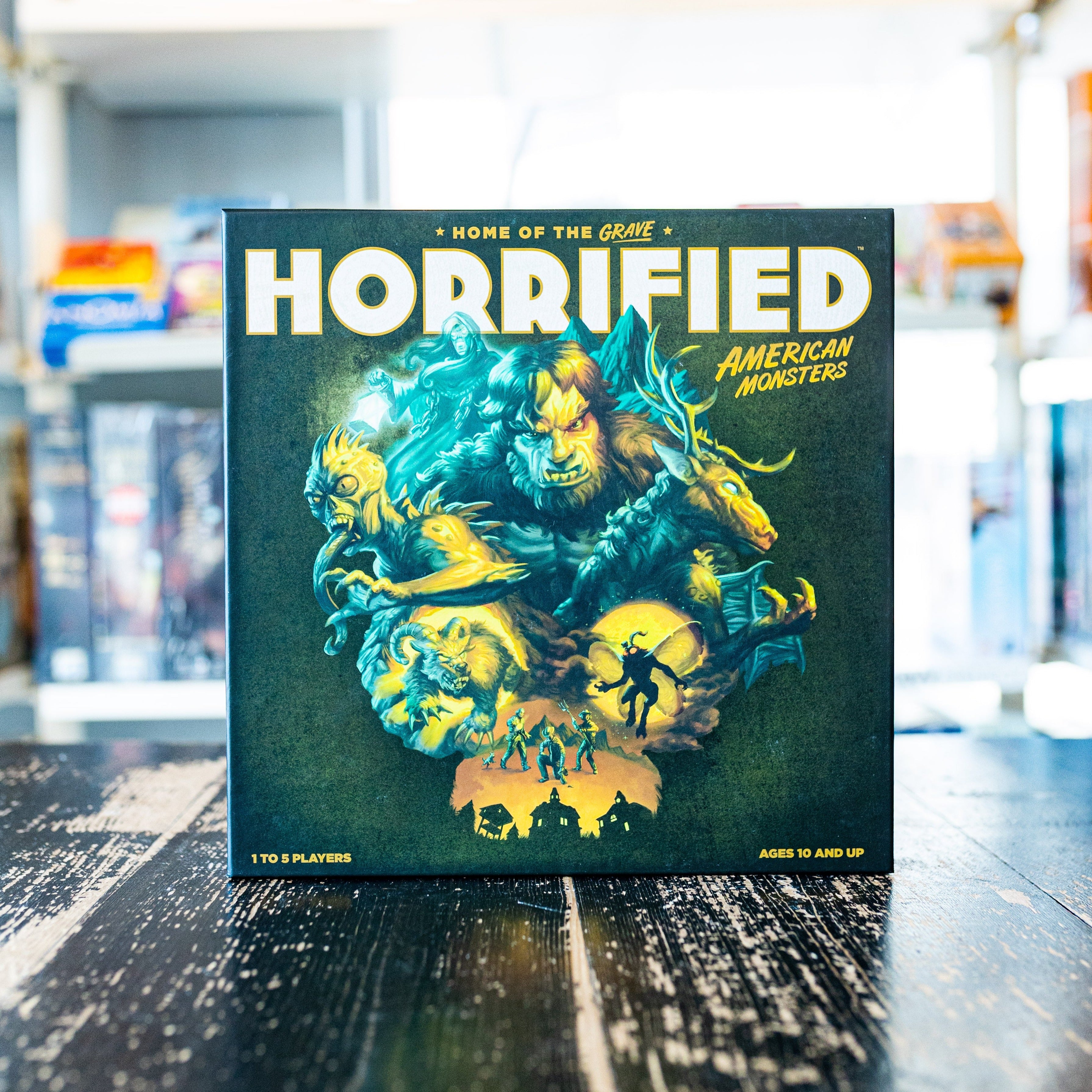 Horrified: American Monsters – The Hexagon Board Game Cafe